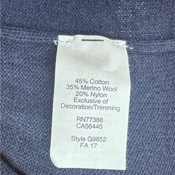 BRAND NWT J. Crew Lightweight Blue & Green Polka Dot Crewneck Sweater Size XL - Picture 4 of 4